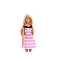 Barbie fantasy boneca vestido listrado 65th hth66 - mattel