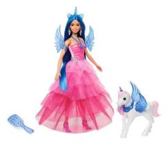 Barbie Fantasy Safira Ed Especial C/ Unicórnio Mattel Hrr16