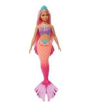Barbie Fantasy - Sereia Cabelo Rosa