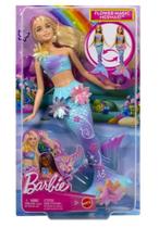 Barbie Fantasy Sereia Flores Magicas Loira JDM72- Mattel
