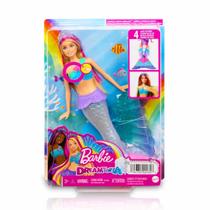 Barbie fantasy sereia luzes brilhantes - Mattel