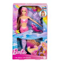 Barbie Fantasy Sereias Cores Magicas - Sereia Cabelo Rosa - Mattel hrp96