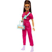 Barbie Fashion Filme Deluxe Macacão Rosa HPL76 Mattel Barbie Fashion Filme Deluxe Macacão Rosa HPL76 Mattel