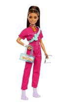 Barbie Fashion Filme Macacão Rosa HPL76 Mattel Barbie Fashion Filme Macacão Rosa HPL76 Mattel