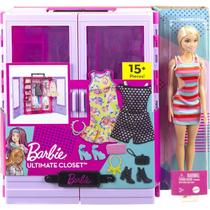 Barbie fashion novo closet de luxo com boneca mattel