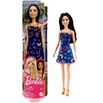 Barbie Fashion Vestido Azul Borboletas Mattel T7439