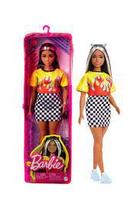 Barbie Fashionista 179 Negra Blusa Fogo C/ Bolsa