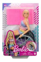 Barbie Fashionista Cadeira De Rodas Loira - Mattel Hjt13