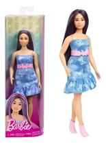 Barbie Fashionistas 231 Vestido Jeans de borboleta cabelo roxo Barbie Fashionistas 231 Vestido Jeans de borboleta cabelo roxo