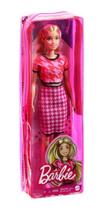 Barbie Fashionistas Loira Vestido Rosa E Presilhas 169 Grb59