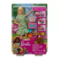 Barbie Festa do Filhote com Cachorrinhos Pet 3+ GXV75 Mattel