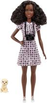 Barbie Fotógrafa (12) - Morena - Vestido Coração - Câmera & Cachorrinho - Presente Ideal 3+
