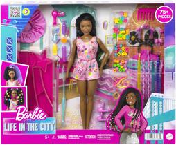 Barbie Life In The City Brooklyn Penteados Divertidos - Mattel HHM39