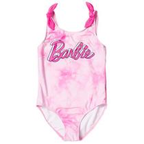 Barbie Little Girls Uma Peça Banho Terno Tie Dye Rosa 5