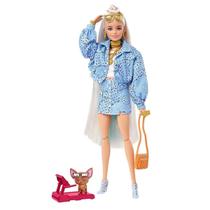Barbie Loira Extra Com Pet, Jaqueta ul Fashion Mattel
