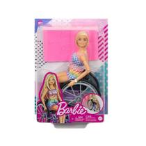 Barbie Loira Fashionista De Cadeira De Rodas Mattel Hjt13