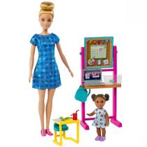 Barbie Loira Profissões Professora Com Acessórios DHB63 Mattel