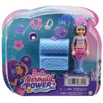 Barbie Mermaid Power Chelsea Cabelo Roxo Mattel HHG57