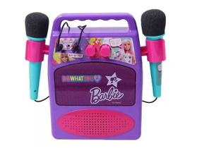 Barbie Meu Primeiro Karaokê Com 2 Microfones - Fun