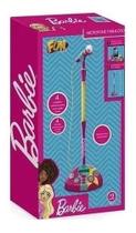 Barbie Microfone Com Haste Regulável Função MP3 - F0004-4