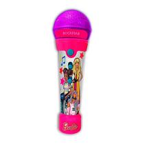 Barbie Microfone de Rockstar com Função MP3 Player e Luz de LED - F0020-0 - Fun - BARAO