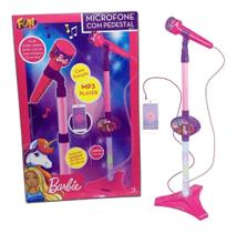 Barbie Microfone Dreamtopia com Pedestal F0057-6 - Fun Barbie Microfone Dreamtopia com Pedestal F0057-6 - Fun