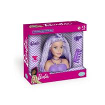 Barbie Mini Busto Styling Head Special Hair Lilás - Pupee