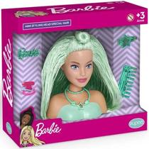 Barbie Mini Busto STYLING Head Special Hair Verde Claro Pupee Barbie Mini Busto STYLING Head Special Hair Verde Claro Pupee