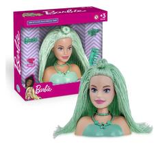 Barbie Mini Busto Styling Head Special Hair Verde - Pupee