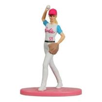 Barbie mini figura colecionável jogadora de baseball - mattel - gpg57