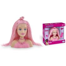 Barbie Mini Styling Head Special Hair Rosa Cabelo De Tricô Barbie Mini Styling Head Special Hair Rosa Cabelo De Tricô