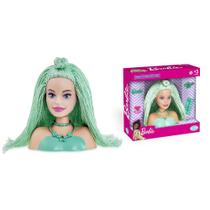 Barbie Mini Styling Head Special Hair Verde Cabelo De Tricô Barbie Mini Styling Head Special Hair Verde Cabelo De Tricô
