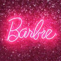 Barbie Neon Led Escrita Marca Painel Decoração Festa - OntheLight