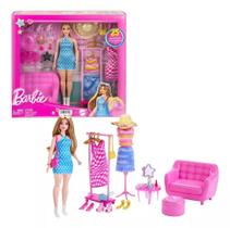 Barbie O Filme Conjunto Estilista e Armário 25 Pçs - Mattel