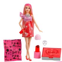 Barbie Party Unboxed Glam Party com 10 surpresas JFY68 - Mattel