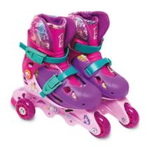 Barbie Patins Ajustável 3 Rodas 29 a 32 - Fun - 7908489402144