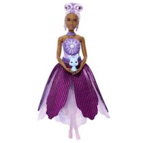 Barbie Petal Pop Barbie com Vestido Roxo - Mattel Barbie Petal Pop Barbie com Vestido Roxo - Mattel