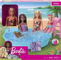 Barbie Piscina Chique com Acessórios - Mattel GHL91