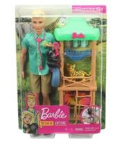 Barbie Playset Ken Veterinário da Vida Selvagem - Mattel GJM32