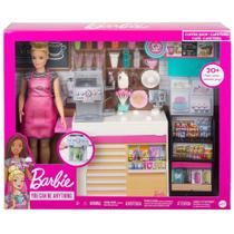 Barbie Playset Profissões - Cafeteria Mattel - 887961862881