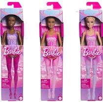 Barbie Profissões Bailarina Negra, Morena e Loira Mattel HRG33