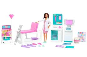 Barbie profissoes clinica medica 30pc gtn61- mattel