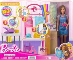Barbie Profissões Conjunto de Brinquedo Designer de Moda Barbie Profissões Conjunto de Brinquedo Designer de Moda