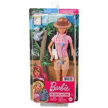 Barbie Profissões Conjunto Deluxe Zoóloga Mattel GXV86