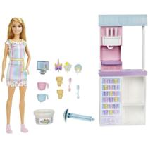 Barbie Profissões Conjunto Quiosque De Sorvete - Mattel