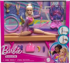 Barbie Profissões Ginasta Com Salto Giro Trave De Equilíbrio