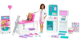 Barbie Profissões Playset Clinica Medica Mattel