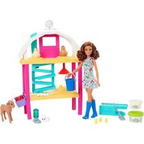 Barbie Profissoes Playset Diversão NA Fazenda