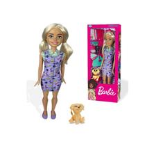 Barbie Profissões Veterinária Grande 12 Frases C/pet Pupee