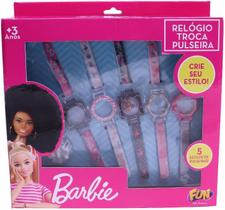 Barbie Relógio Troca Pulseiras com 5 Pulseiras - Fun